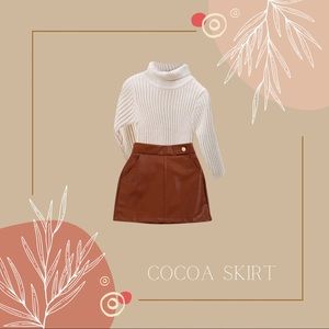 COCOA SKIRT IVORY SWEATER